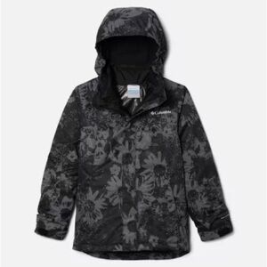 Columbia Black and Gray Interchange Packable Jacket